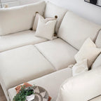 Carnaby Cinema U-Shape Sofa In Beige