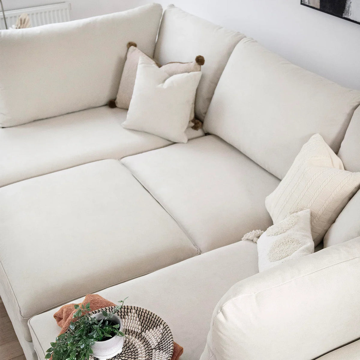 Carnaby Cinema U-Shape Sofa In Beige