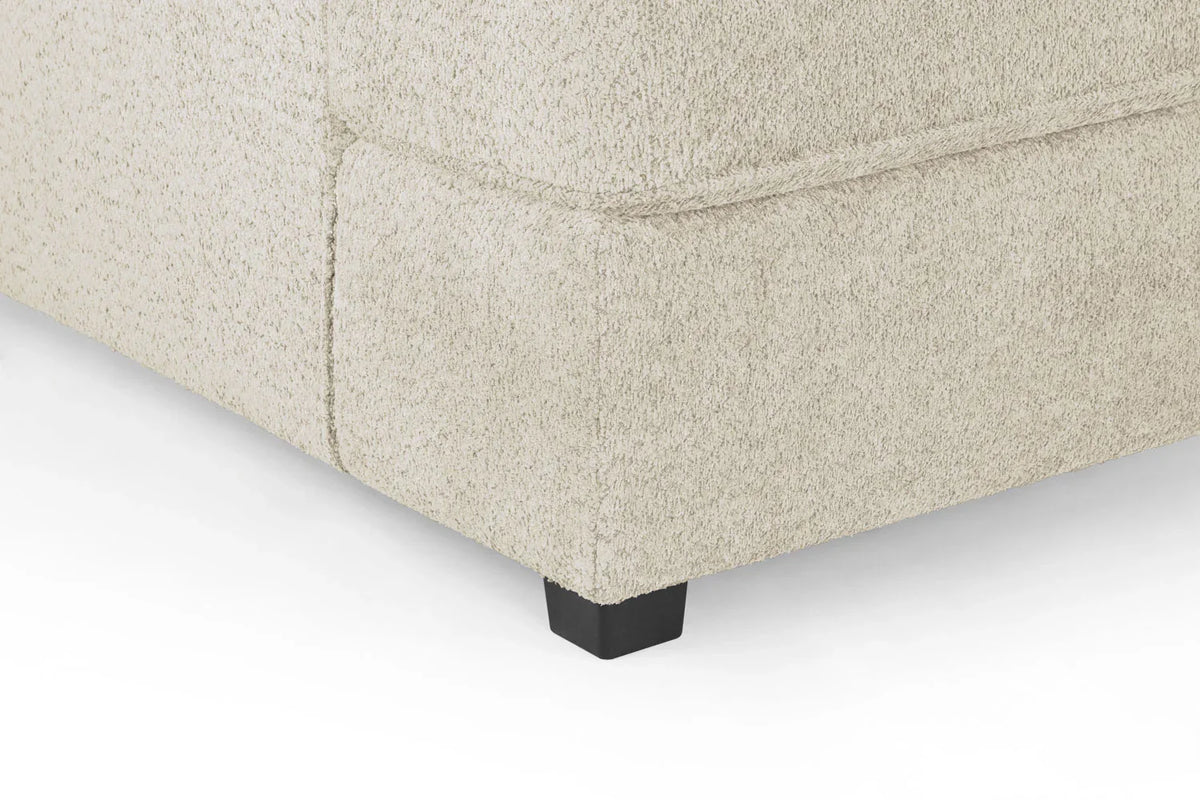 Carnaby Cinema U-Shape Sofa In Boucle Beige