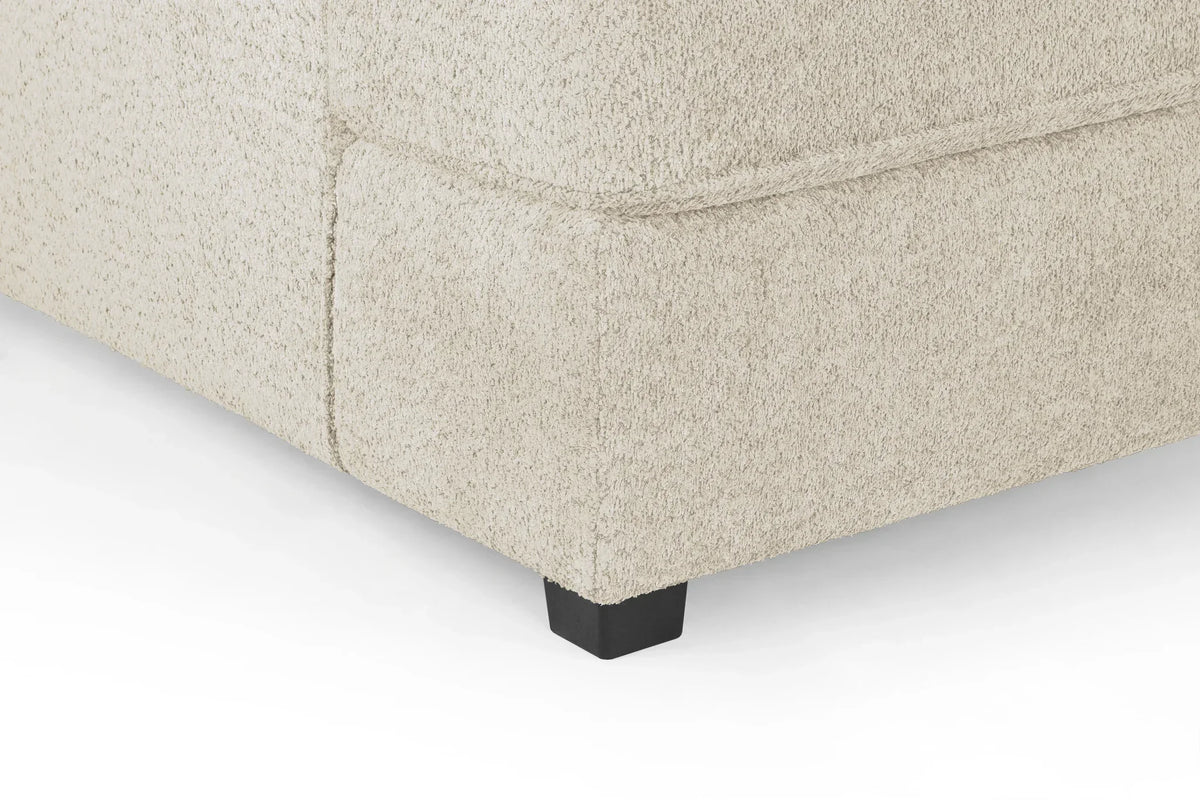 Carnaby Cinema U-Shape Sofa In Boucle Beige