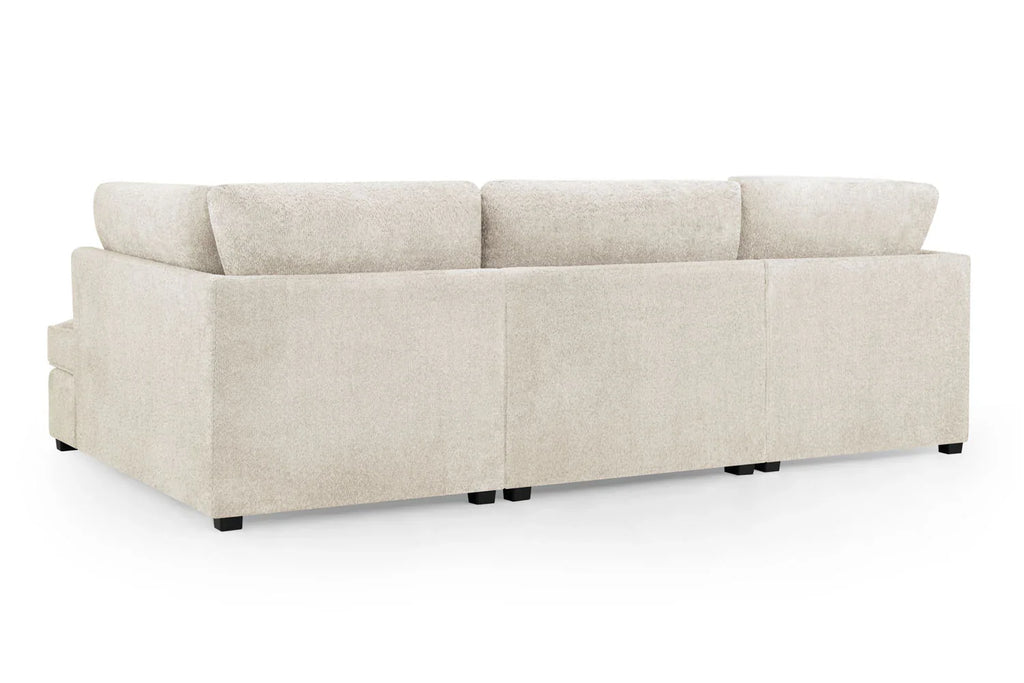 Carnaby Cinema U-Shape Sofa In Boucle Beige