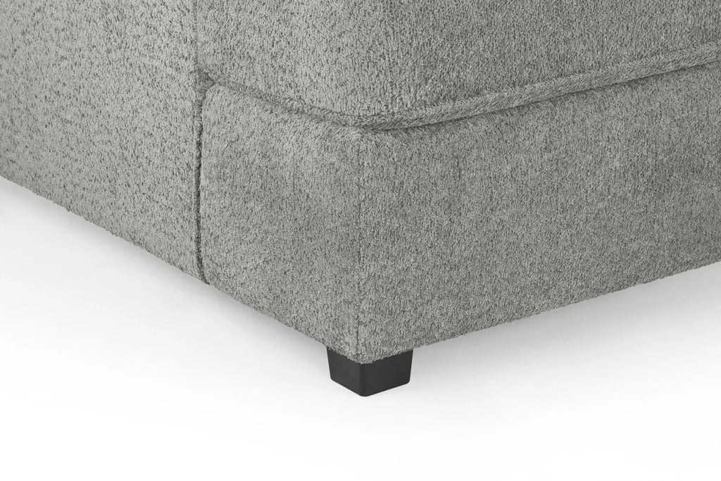 Carnaby Cinema U-Shape Sofa In Boucle Grey
