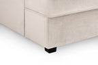 Carnaby Cinema U-Shape Sofa In Plush Velvet Beige