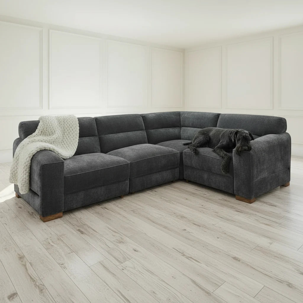 Chicago Sofa Charcoal Universal Corner