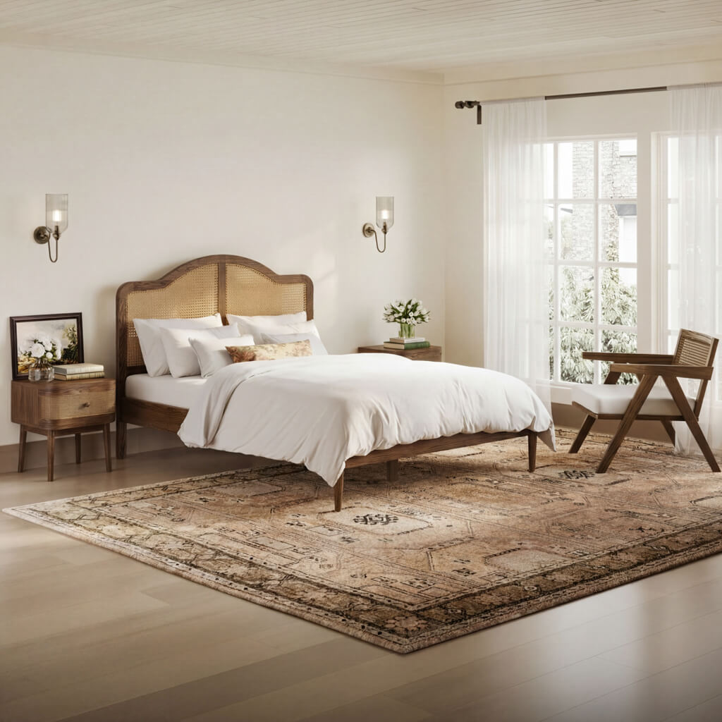 Claude Smoked Kingsize Bed