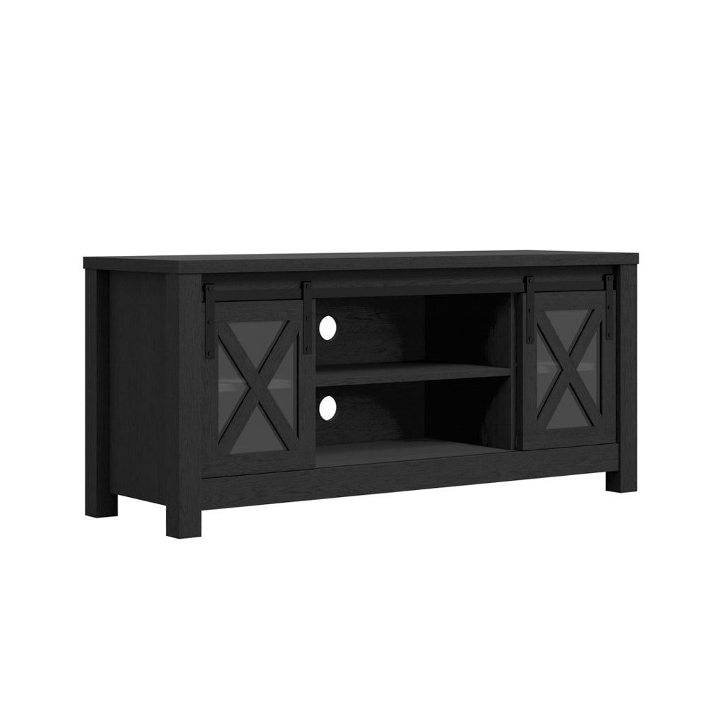 Black Rustic Large Media Unit