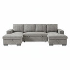 Como Sofabed Grey U Shape Corner