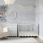 Dancer 2 Piece Nursery Room Furniture Set White