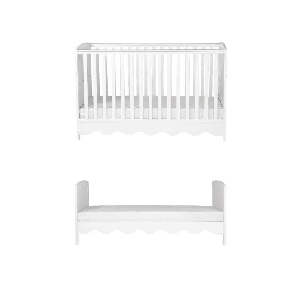 Dancer 3 Piece Nursery Room Furniture Set White