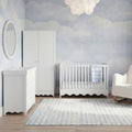 Dancer 3 Piece Nursery Room Furniture Set White
