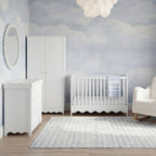 Dancer 3 Piece Nursery Room Furniture Set White