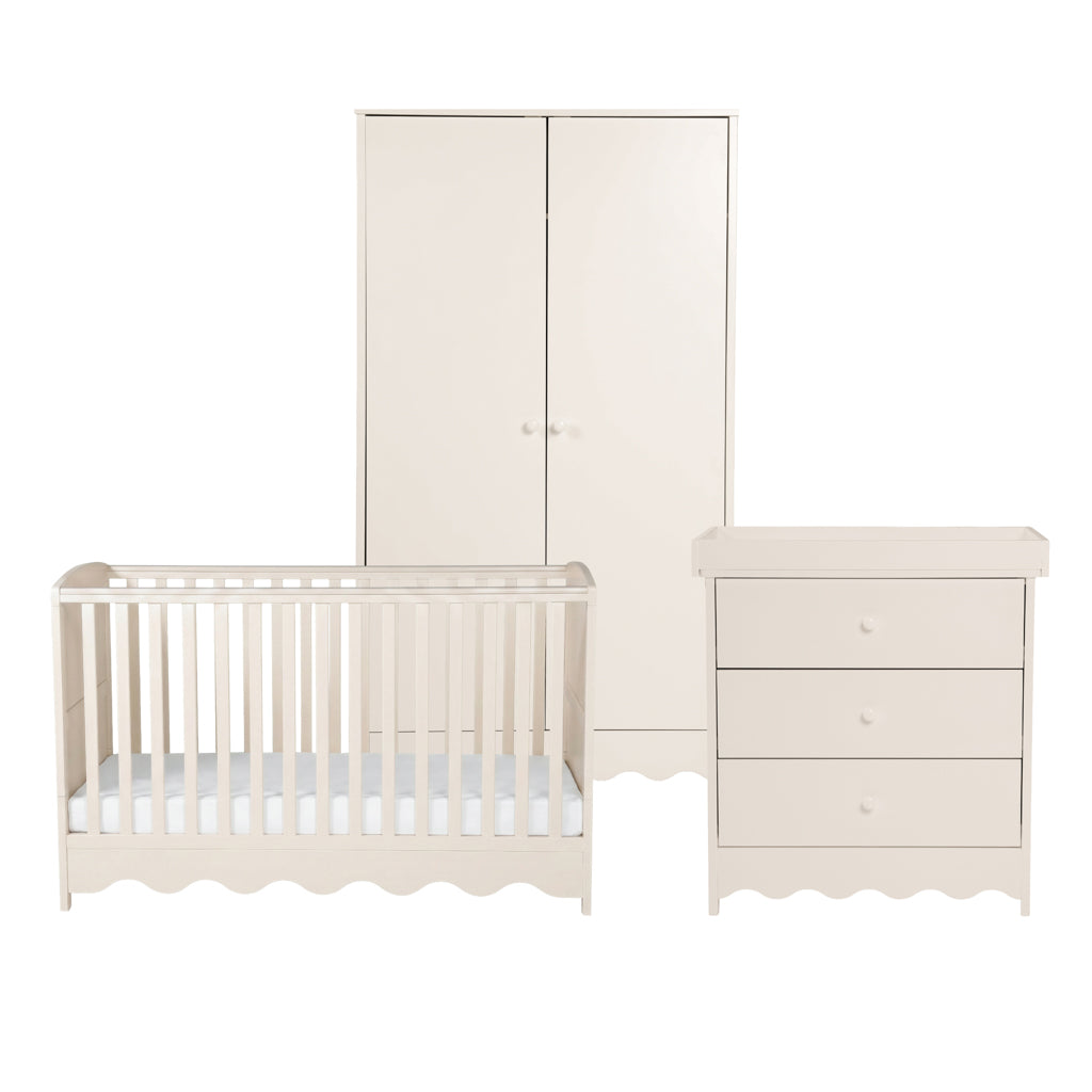 Dancer 2 Piece Nursery Room Furniture Set Cashmere