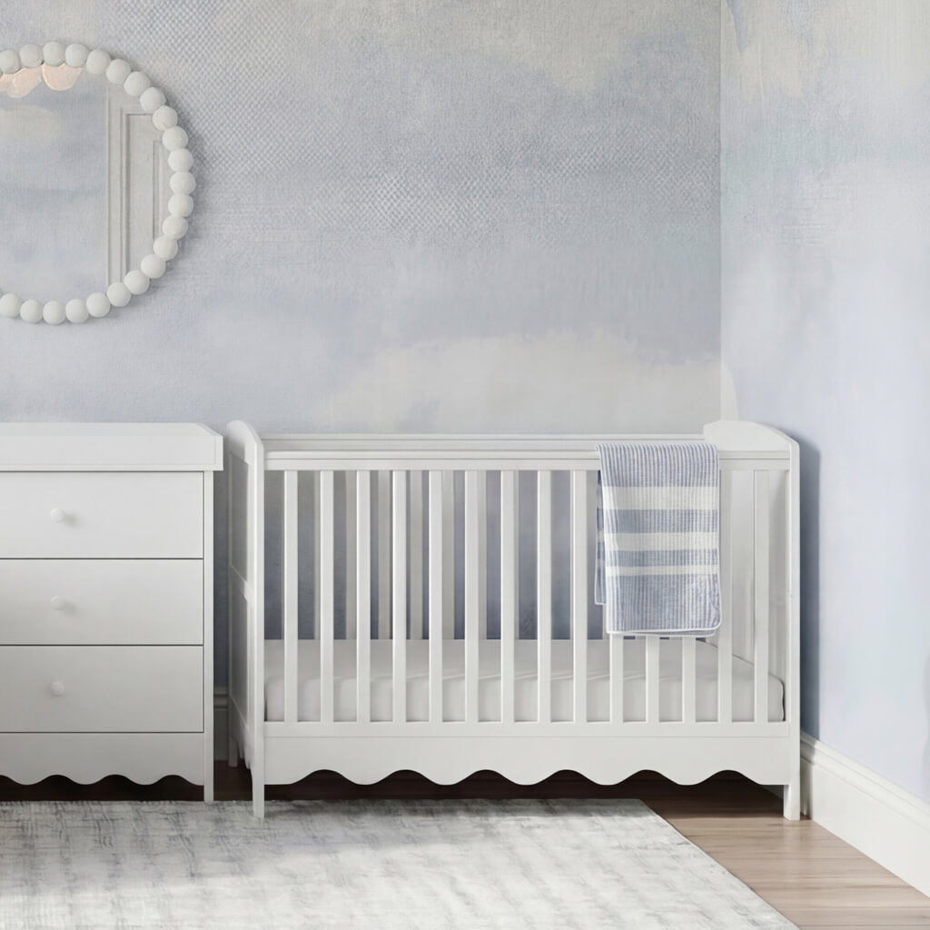 Dancer 3 Piece Nursery Room Furniture Set White