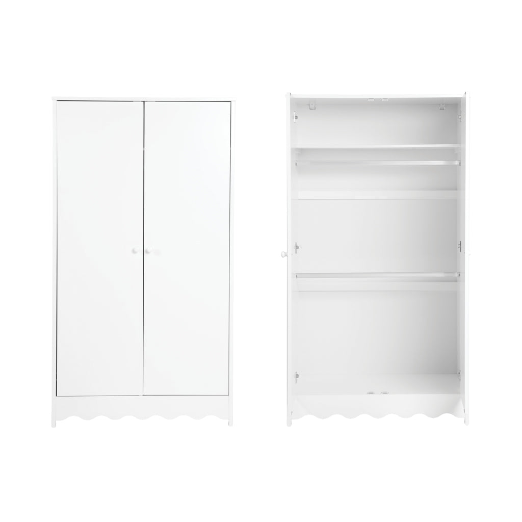 Dancer Nursery Wardrobe White