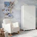 Dancer Nursery Wardrobe White
