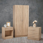 Oak 3 Piece Bedroom Set
