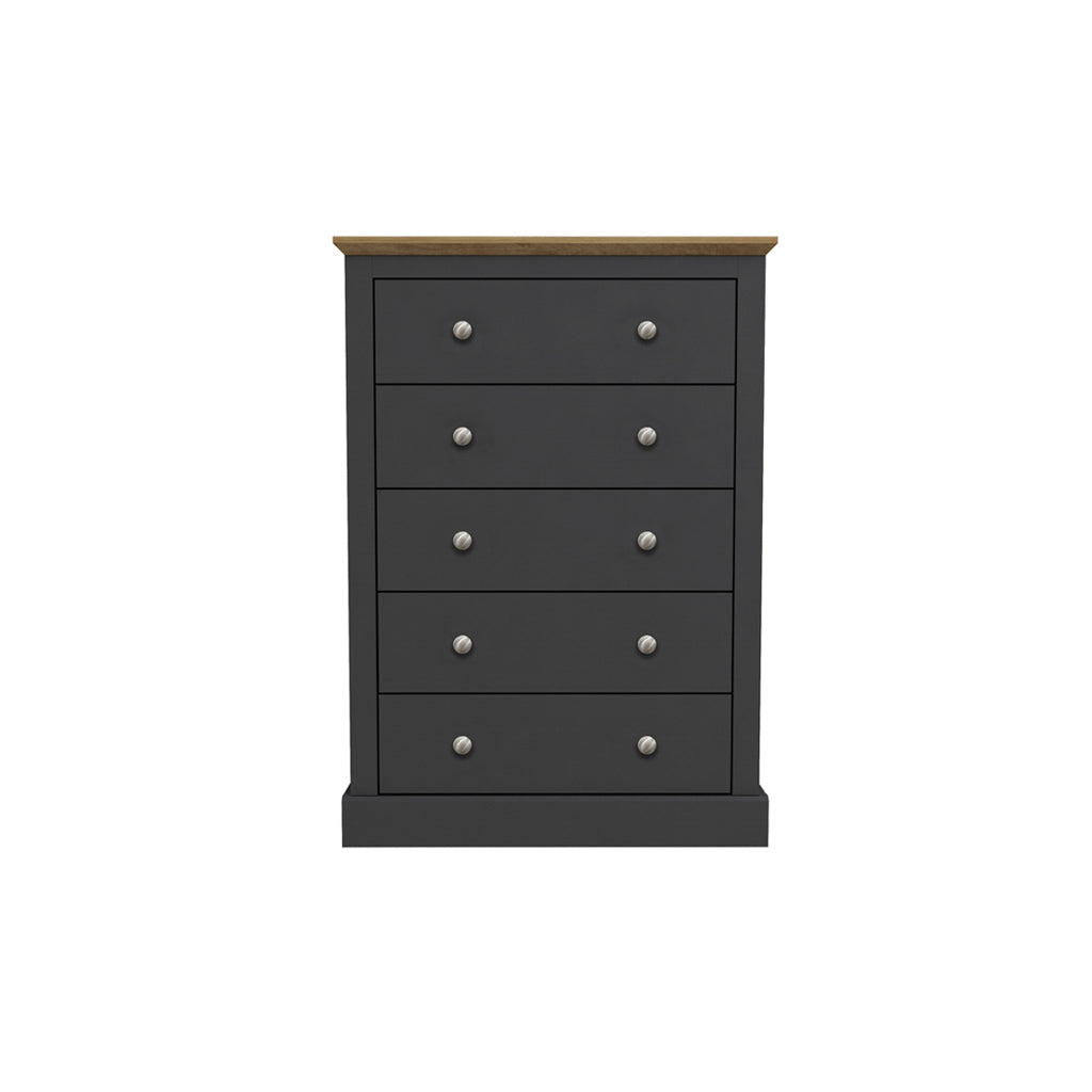 Chest Of Drawers In Charcoal