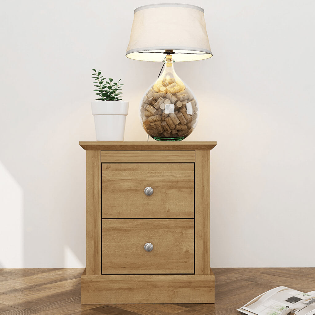 Oak Bedside Cabinet