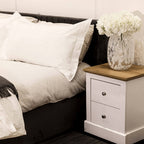 White Cornwall Bedside Cabinet