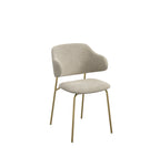 Pair Of Dorchester Wheat and Gold Dining Chair