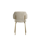 Pair Of Dorchester Wheat and Gold Dining Chair