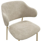 Pair Of Dorchester Wheat and Gold Dining Chair