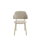 Pair Of Dorchester Wheat and Gold Dining Chair