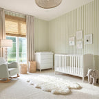 Dreamer 2 Piece Nursery Room Furniture Set White