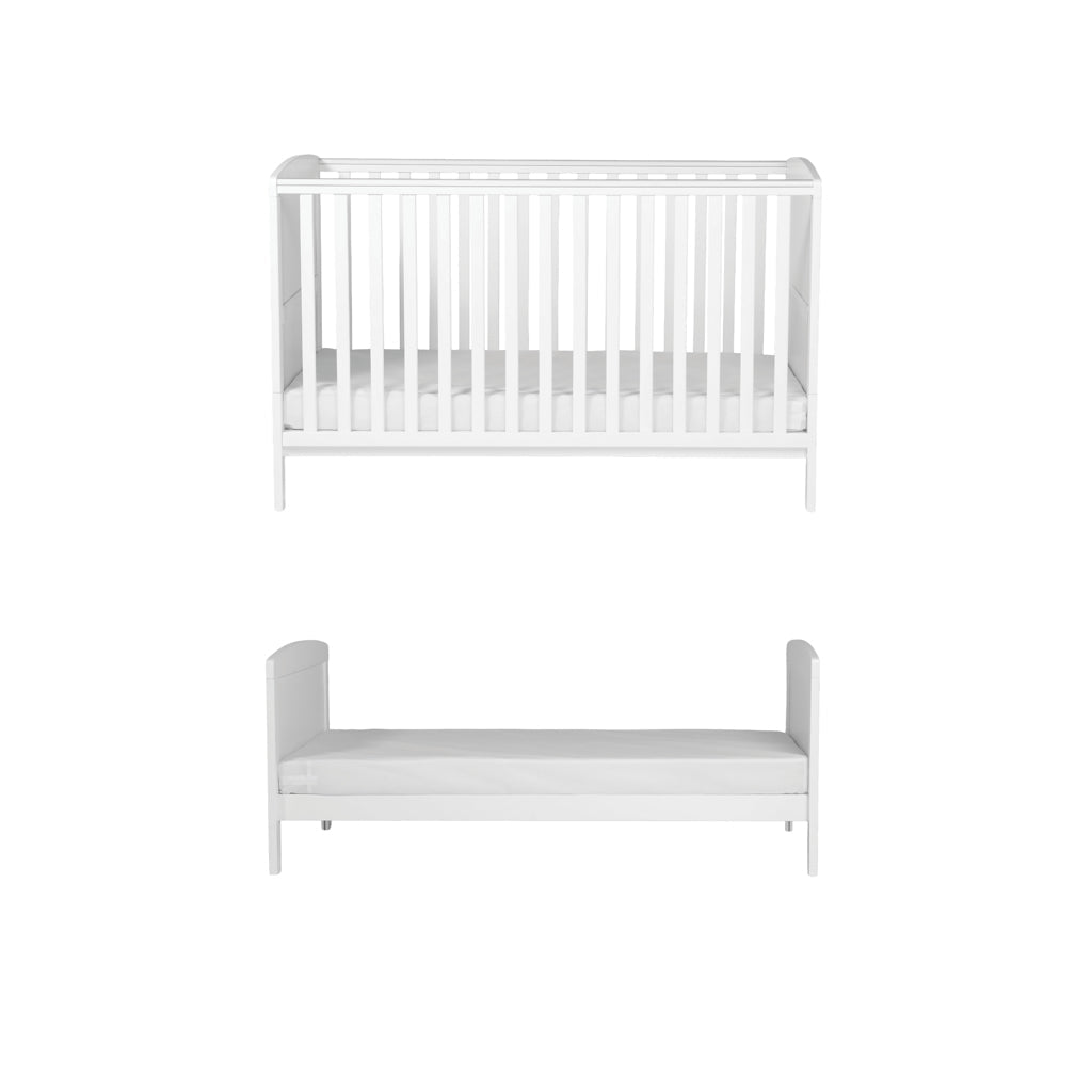Dreamer 2 Piece Nursery Room Furniture Set White
