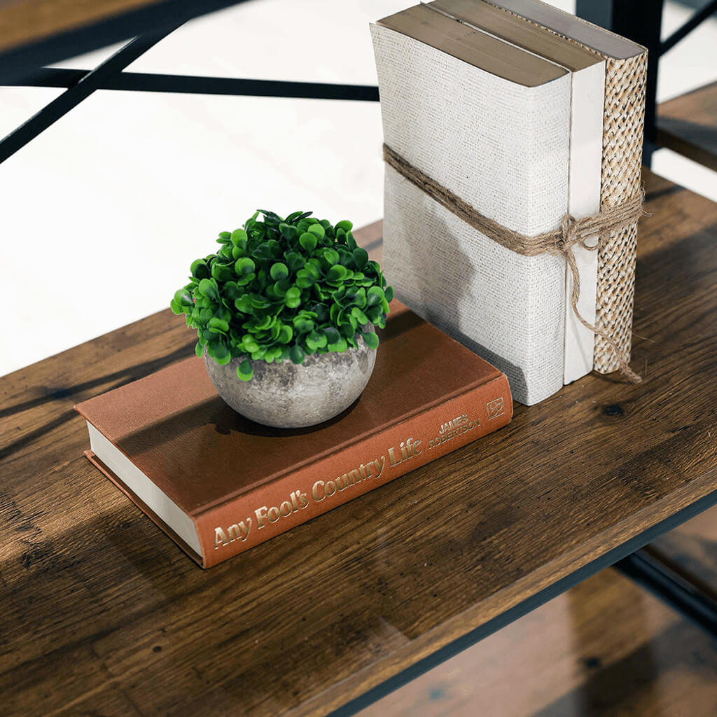 Industrial Pine Bookcase