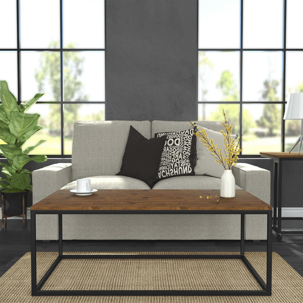 Industrial Pine Coffee Table