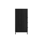 Chest Of Drawers In Matte Black