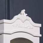 French White Armoire with Drawers