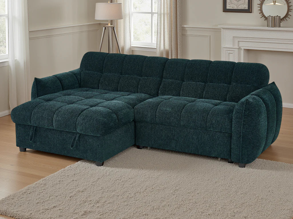 Florida Sofabed Teal Universal Corner