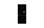 415L American Style Fridge Freezer in Black