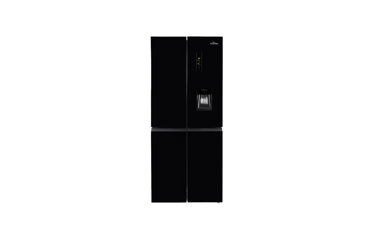 415L American Style Fridge Freezer in Black