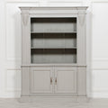 Large Grey Open Bookcase