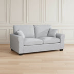 GREY FABRIC 2 SEATER SOFABED