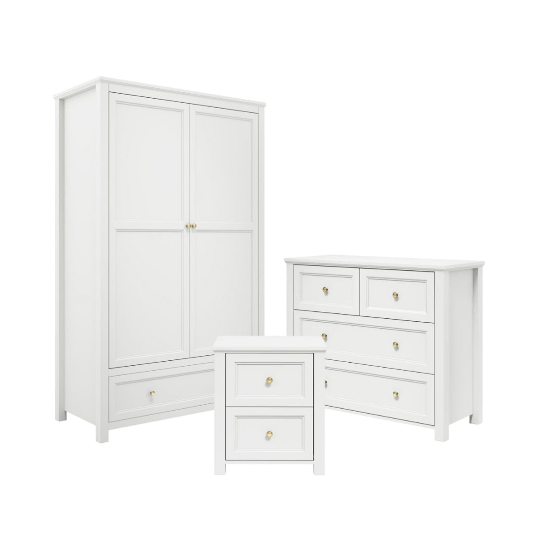 Shaker Style Bedroom Furniture Set in White