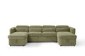 Capri U Shape Sofabed in Green