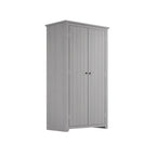 Harry Christian Home Essential Grey 2 Door Wardrobe