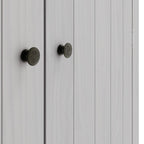 Harry Christian Home Essential Grey 2 Door Wardrobe