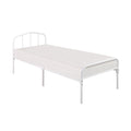 Harry Christian Home Essential White Metal Bed Frame