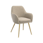 Harry Christian Home Gold Dining Set With 4 Chairs