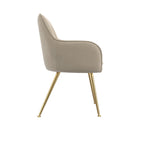 Harry Christian Home Gold Dining Set With 4 Chairs