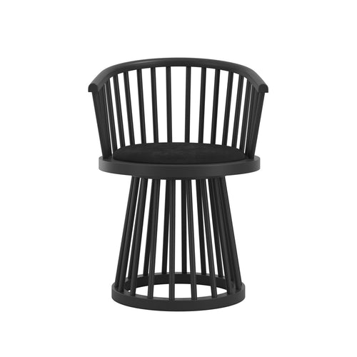 Harry Christian Home Halston Statement Black Dining Chair