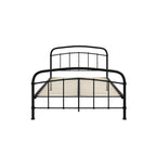 Harry Christian Home Industrial Double Bed Frame In Black