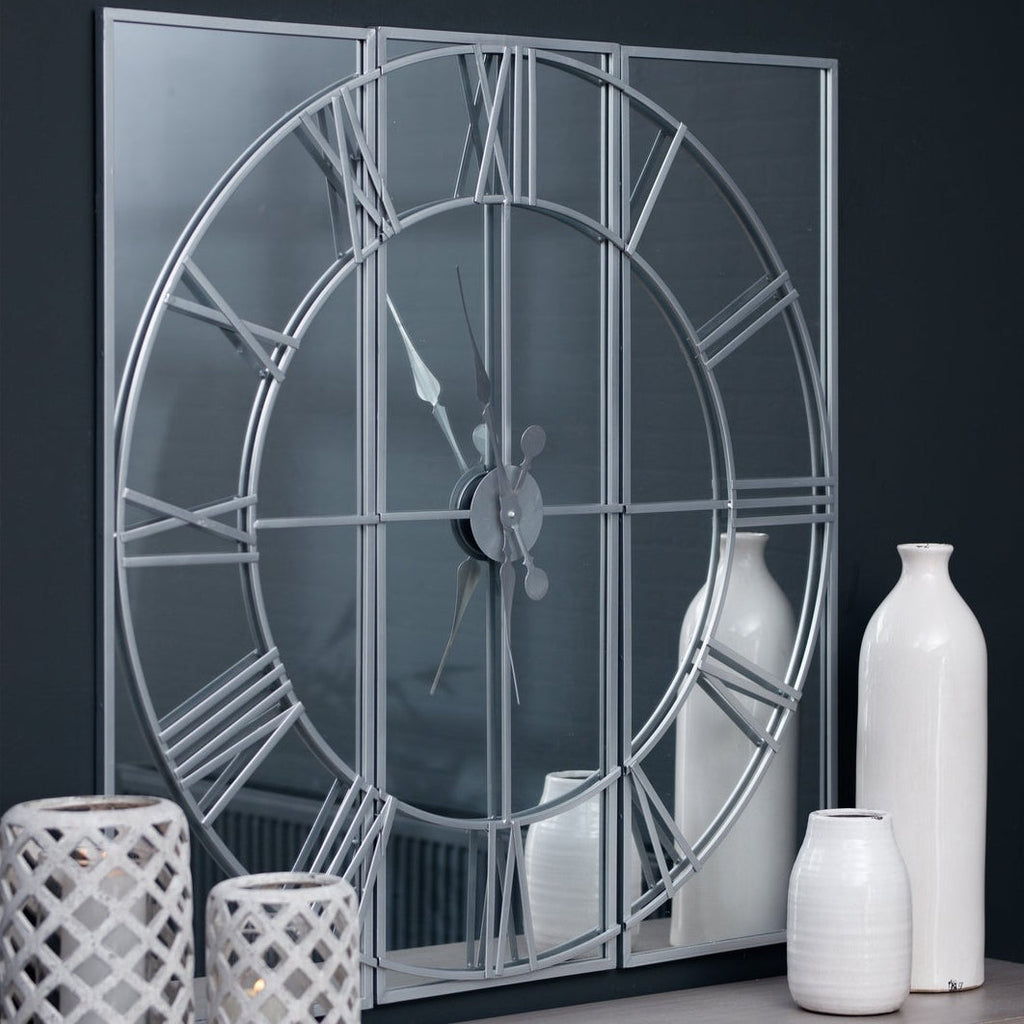 Harry Christian Home Mirrored Wall Clock