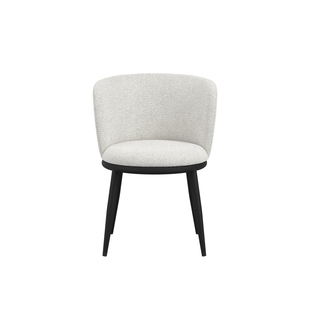 Harry Christian Home Pair Of Moderno Dining Chairs In Ivory