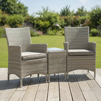 Harry Christian Home Premium Rattan Companion Set In Natural Lifestyle Shot